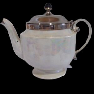 Vintage Hingetop TeaPot Royal Rochester Studios Art Deco Iridescent Lusterware